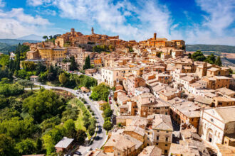 Panoramic View Of Siena, Italy