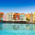 Beautiful embankment of Willemstad , Curacao
