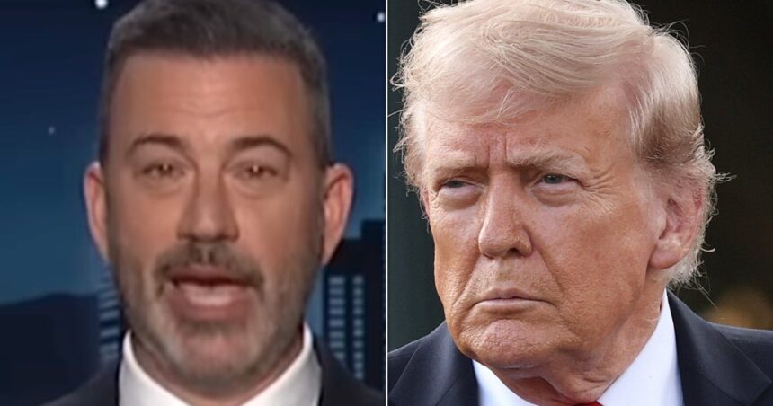 Jimmy Kimmel Tears Into Trump's Claim About 'Rhetoric'