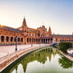 Plaza De Espana In Seville, Spain