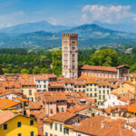 Panoramic View Of Lucca, Tuscany, Italy