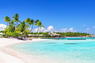 White Sand Beach In Punta Cana, Dominican Republic