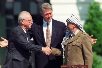 September 13, Rabin and Arafat sign Oslo Accord