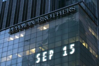 September 15, Lehman Brothers files for bankruptcy
