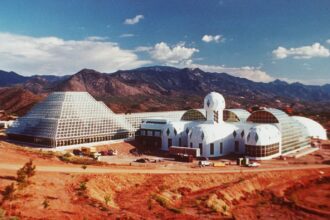 September 26, Biosphere 2 stay begins in Arizona