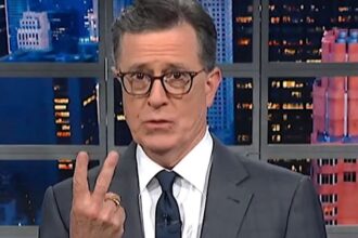 Stephen Colbert Gets Bleeped With '2 Word' Reply To Donald Trump