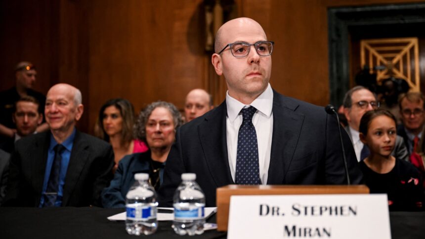 Stephen Miran, Trump's Fed governor nominee, pledges central bank independence