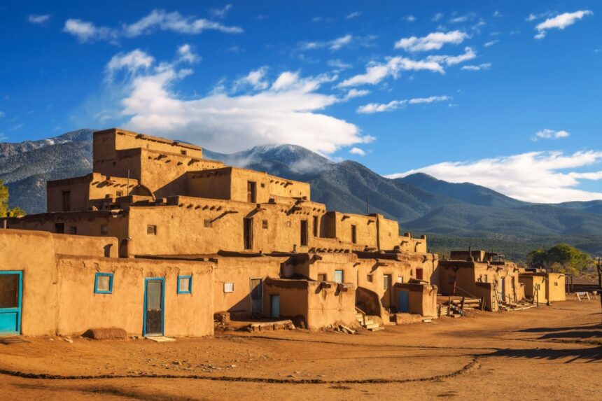 UNESCO-portected dwellings in Taos, NM