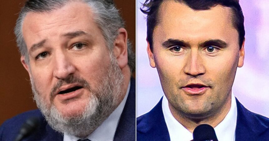 Ted Cruz Shares Video Of Himself Whitewashing Anti-Charlie Kirk Graffiti