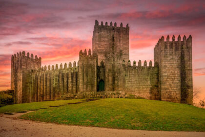 Medieval Castle In Guimaraes, Portugal