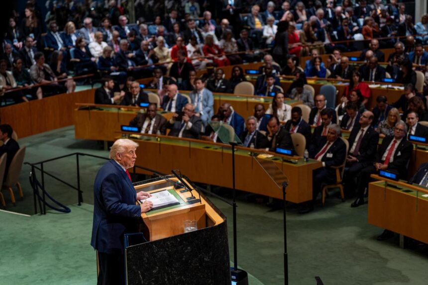 Trump says he was victim of 'triple sabotage' at UN