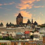 Panoramic View Of Old Quebec City, Canada