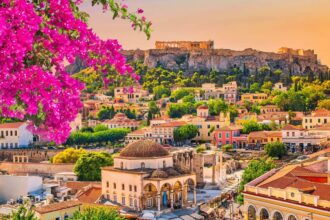 Picturesque View Of Athens, Greece