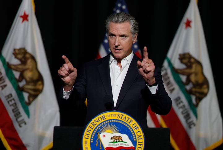 Newsom Says MAGA Policies Are 'Putting America In Reverse'