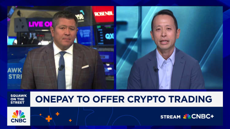 OnePay is rolling out crypto to mobile banking app