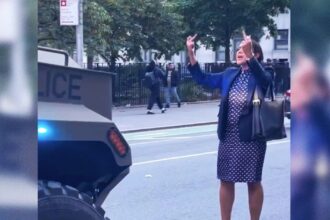 'Polka-Dot Dress Lady' Emerges As NYC's Anti-ICE Folk Hero