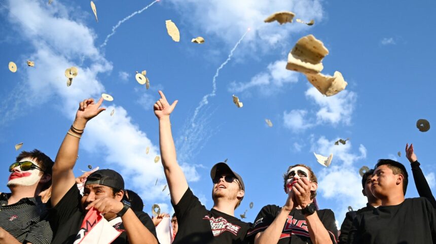 Texas Tech Coach Begs Fans To Stop Throwing Tortillas On The Field