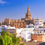 Panoramic View Of Seville Cathedral, Spain