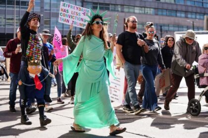 Thousands gather for ‘No Kings’ protest in Denver