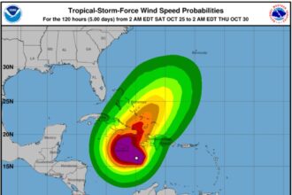 U.S. Embassy Havana Issues Weather Warning Over Tropical Storm Melissa