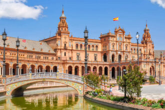 Plaza De Espana In Seville, Spain