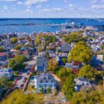 Aerial view of Newport, RI
