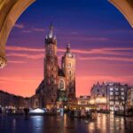 Main Medieval Square In Krakow, Poland