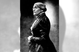 November 5, Susan B. Anthony defies law and casts vote for president