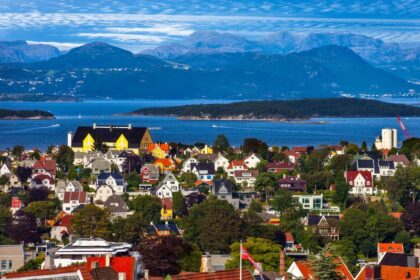 Panoramic View Of Stavanger, Norway