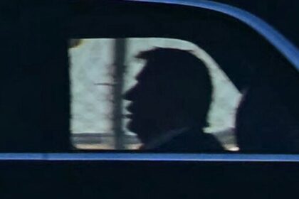 Trump's Limo Ride Had A Strange Moment, And Everyone Could See It