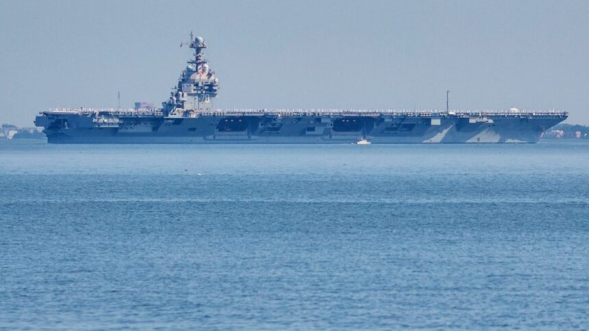 US Aircraft Carrier Arrives In The Caribbean In Major Buildup Near Venezuela