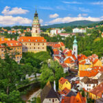 Panoramic View Of Cesky Krumlov, Czechia, Czech Republic