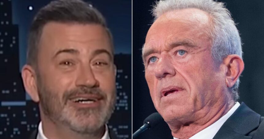 ‘Pretty, Pretty Gross’: Jimmy Kimmel Is Absolutely Horrified By RFK Jr.’s Filthy Poem