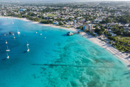 Aerial View Of Barbados, Caribbean Sea