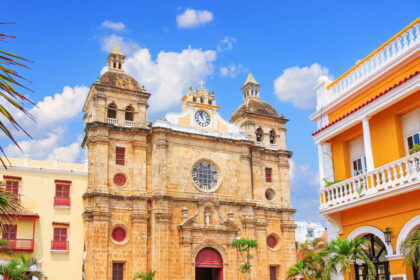 Colonial Church In Cartagena, Colombia