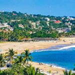 A View Of Puerto Escondido In Oaxaca State, Mexico