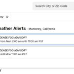 Dense Fog Advisory from Big Sur to Bay Area Puts Drivers on Alert