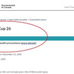 Canada Issues Health Warning for U.S. Travel Ahead of 2026