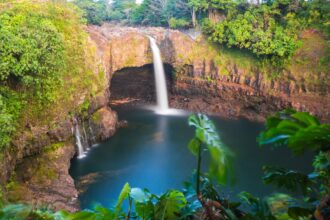 Waterfall in Hilo, Hawaii