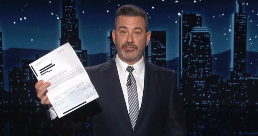 Jimmy Kimmel Has A Rich Response After Getting A Check With Trump's Name On It