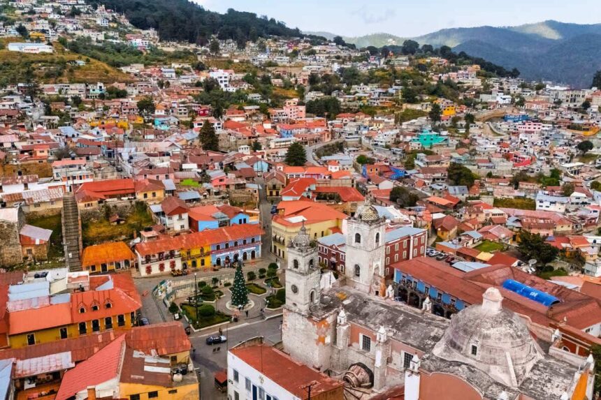 Panoramic View Of Real de Monte, Mexico