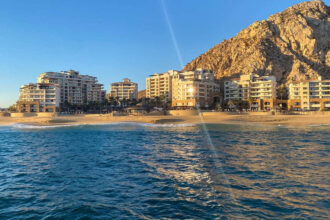 Beautiful View Of The Beachfront In Los Cabos, Mexico