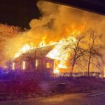 Vacant Globeville house burns down on Christmas