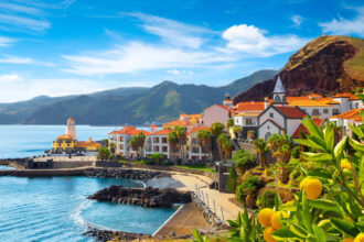 Coastal Village In Madeira, Portugal