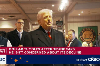 Dollar worst one-day rout since April. Trump says hasn't fallen too low