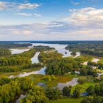 Panoramic view of Lake Oconee in Greensboro, GA
