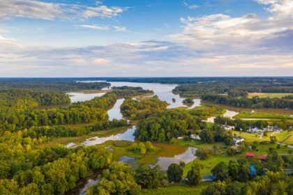 Panoramic view of Lake Oconee in Greensboro, GA