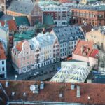 Aerial view of Riga, Latvia