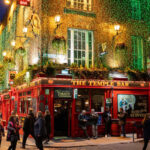 Temple Bar District In Dublin, Ireland