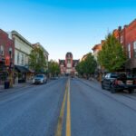 Historic main strip of Bardstown, KY